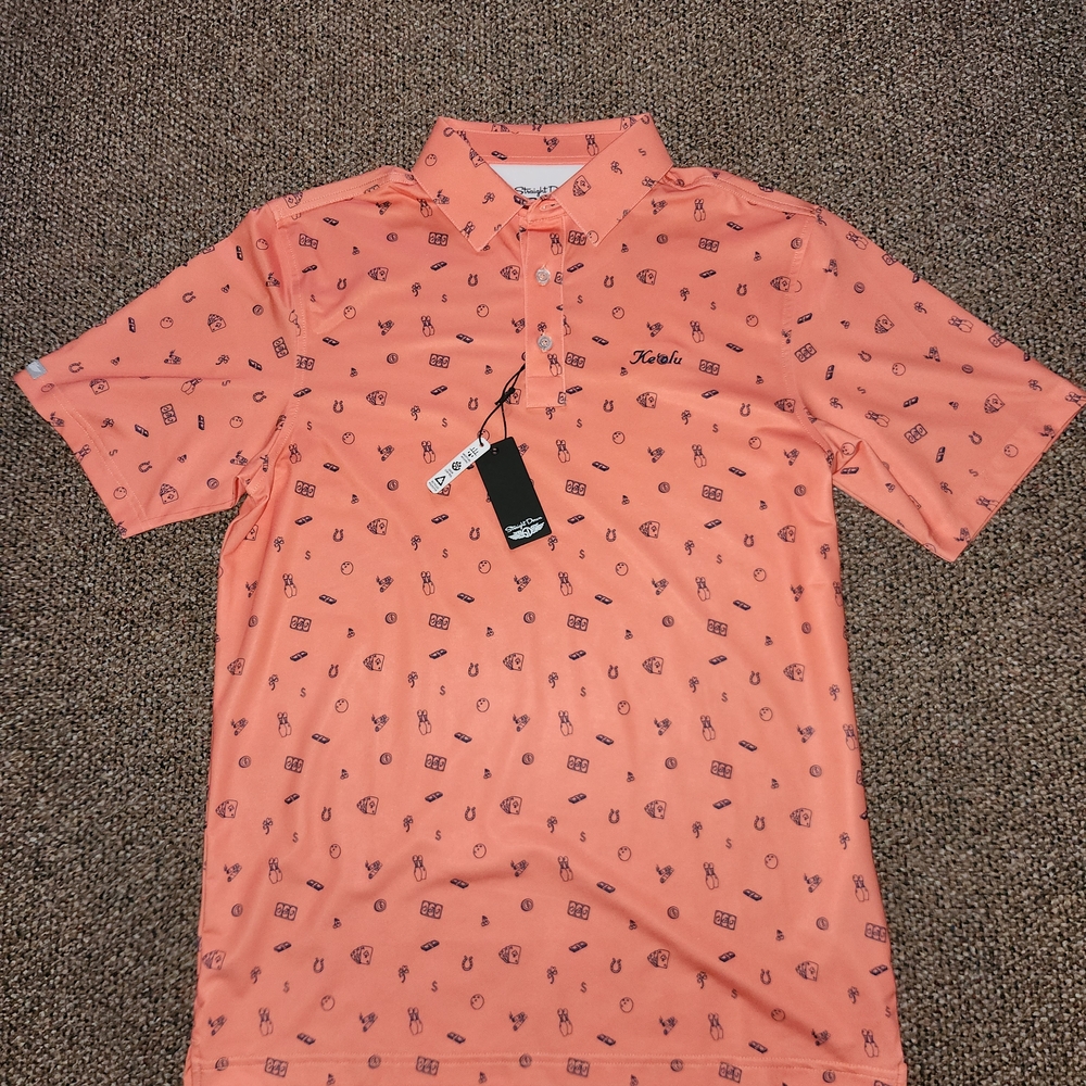 Men's Orange Polo Shirt